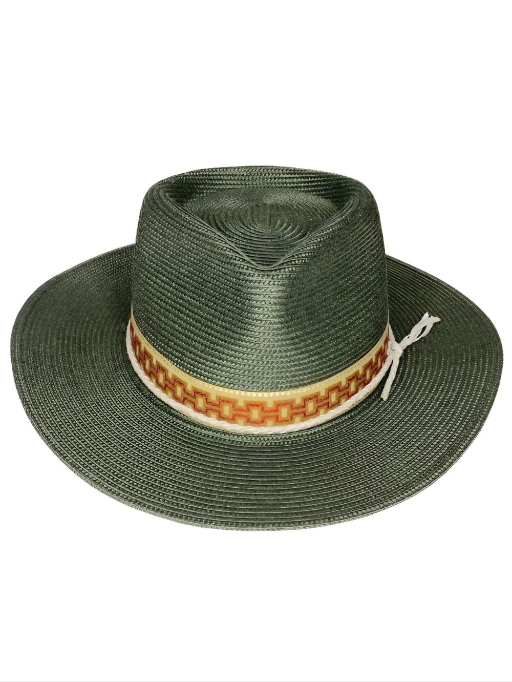 Goorin Brothers Poly Straw Snare Fedora Hat   Green - Size Small: 6 7/8